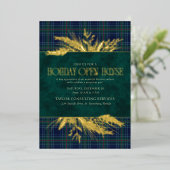 En Aluminium Holiday Open House Invitation (Debout devant)