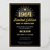 En Aluminium Invitation 60th Birthday Limited Edition (Recto)