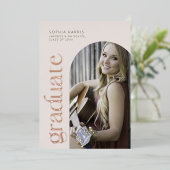 En Aluminium Invitation à huile d'arc neutre moderne (Debout devant)