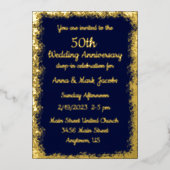 En Aluminium Invitation à insérer pour un anniversaire de maria (Recto)