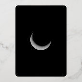 En Aluminium Invitation à la fête du jardin de minuit (Verso)