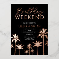 Invitation à la fouille du week-end d'anniversaire
