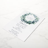 En Aluminium Invitation à l'huile végétale Eucalyptus (Rotation)