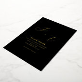 En Aluminium Invitation Classique Élégante (Rotation)