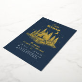 En Aluminium Invitation d'anniversaire de camping (Rotation)