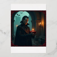 Invitation d'anniversaire gothique Vampire
