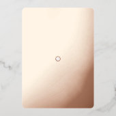 En Aluminium Invitation de 5 po x 7 po (Recto)