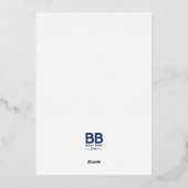 En Aluminium Invitation de graduation Donuts et Degrees 2025 (Verso)