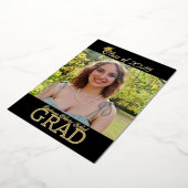 En Aluminium Invitation de graduation Foil personnalisable (Rotation)