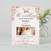 En Aluminium Invitation de mariage (Debout devant)