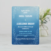 En Aluminium Invitation de mariage (Debout devant)
