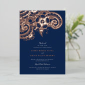 En Aluminium Invitation de mariage Mod Mehandi (Debout devant)