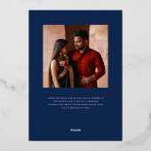 En Aluminium Invitation de mariage Mod Mehandi (Verso)