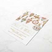 En Aluminium Invitation de Noël Jingle & Mingle (Rotation)