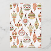 En Aluminium Invitation de Noël Jingle & Mingle (Verso)