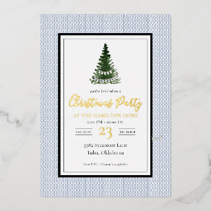 En Aluminium Invitation de Noël Marine Cottagecore