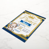 En Aluminium Invitation de Royal Prince Anniversaire Foil (Rotation)