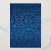 En Aluminium Invitation de Royal Prince Anniversaire Foil (Verso)