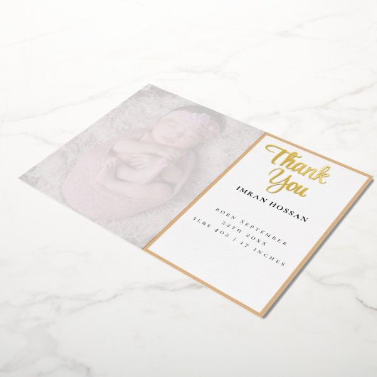 En Aluminium Invitation de Thanku Foil (Rotation)