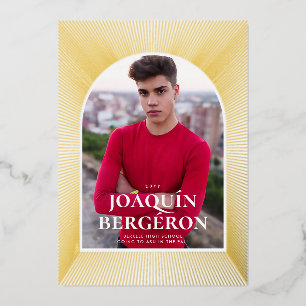 En Aluminium Invitation d'une bourse d'études de démarrage