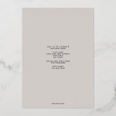 En Aluminium Invitation d'une bourse d'études de démarrage (Verso)