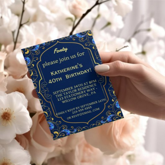 En Aluminium Invitation Feuille