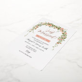 En Aluminium Invitation Feuille (Rotation)