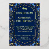 En Aluminium Invitation Feuille (Recto)