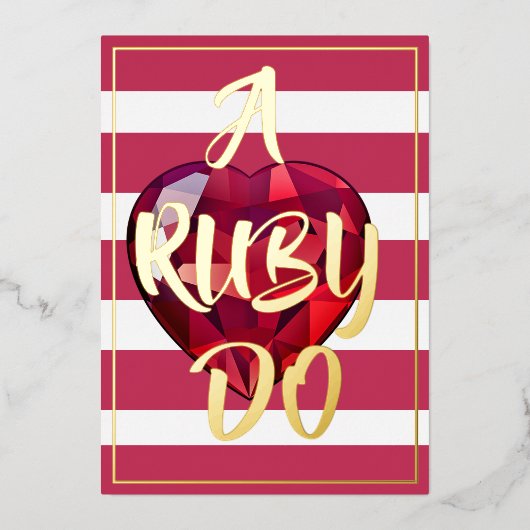 En Aluminium Invitation Feuille d'aluminium (Recto)