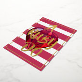 En Aluminium Invitation Feuille d'aluminium (Rotation)