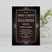 En Aluminium Invitation gothique victorienne Halloween Foil (Debout devant)