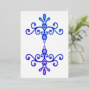 En Aluminium Invitation Inséparables Foil