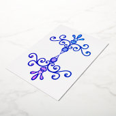 En Aluminium Invitation Inséparables Foil (Rotation)