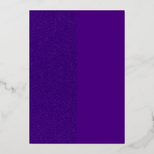 En Aluminium Invitation personnalisée avec feuille pourpre déco