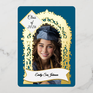En Aluminium Invitation personnalisée pour une fête de remise d