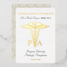 Invitation pour la remise des diplômes d'assistant