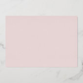 En Aluminium Invitation rose Gold Blooms Foil (Verso)