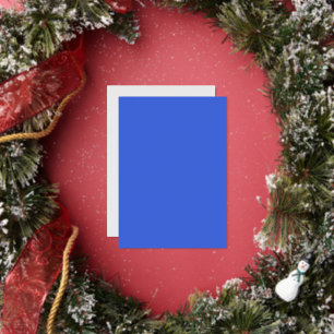 En Aluminium Invitation Royal Blue Holiday Foil - Personnalisab