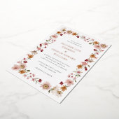 En Aluminium Invitation Rustique Mariage Foil (Rotation)