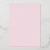 En Aluminium Invitation simple Monogramme Mariage Foil (Verso)