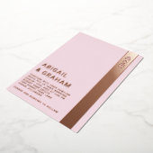 En Aluminium Invitation simple Monogramme Mariage Foil (Rotation)