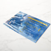 En Aluminium Magic Train Invitation Anniversaire (Rotation)