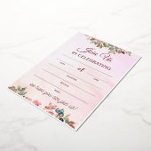 En Aluminium Réception de mariage Invitation Mariage mignon Pla (Rotation)