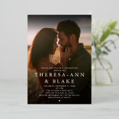 En Aluminium Simple moderne Elegant Couple's Shower Invitation (Debout devant)