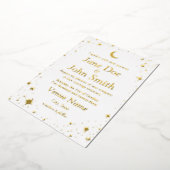 En Aluminium simplified celestial invitation black tie (Rotation)