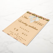 En Aluminium Soft Watercolor Wedding Invitation (Rotation)