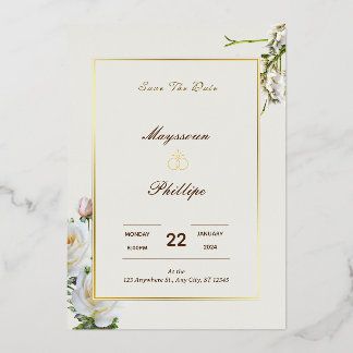 EN ALUMINIUM UNE INVITATION DE MARIAGE NUMÉRIQUE DE LUXE