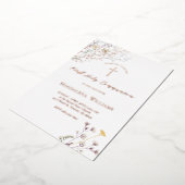 En Aluminium wildflowers | First Communion Invitation (Rotation)