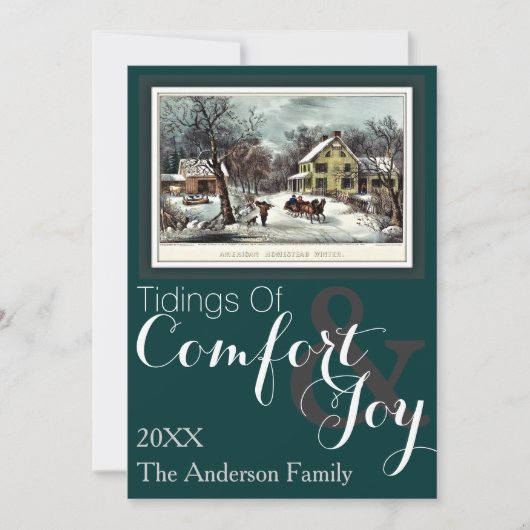 en American Homestead Winter (Voorkant)