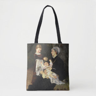 En Ammes Besøg - Bertha Wegmann Schone Kunsten Draagtas